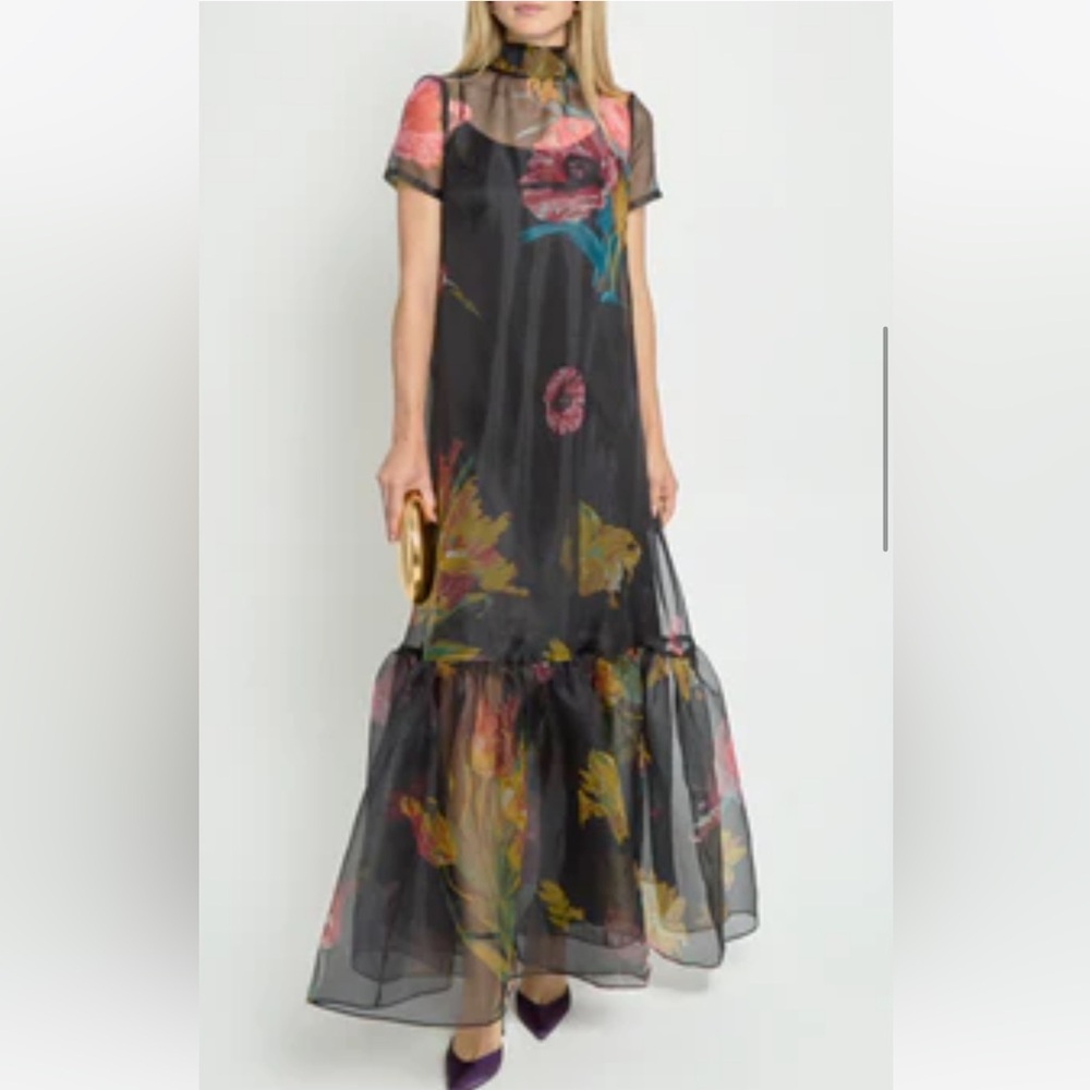 Floral Black Dress - Few Moda Melody Dress